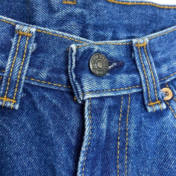 Vtg Levis 505 Jeans Womens 8 (25x29) High Waist Denim Red Tab Medium Wash USA - Picture 7 of 16